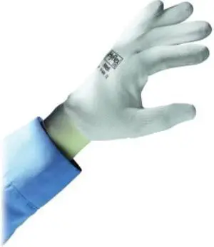 Ansell 11-600-6_WH HyFlex Nylon Polyurethane Gloves, X-Small, Size 6, 12 Pairs