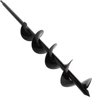 7Penn Garden Auger 3” x 24” Inch Rapid Planter – 3/8” Hex Drive Post Hole Digger