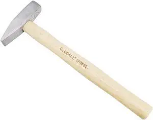 ELECALL 0.5kg Fflat Wood Hammer For Woodworking and Electronic Tool Mini Hammer Rubber Hammer Safety Hammers