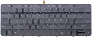 New US Layout Replacement   black color Backlit Laptop Keyboard For HP ProBook 640 G2 645 G2 Backlight Light