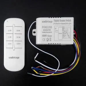 100V-240V four-way wireless remote control switch segment wireless remote control switch