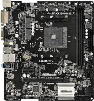 Fit forASROCK Super Alloy A320M-HDV Desktop Motherboard A320 Socket AM4 DDR4 32G SATA3 1 Ultra M.2 USB 3.1 VGA HDMI Micro-ATXgaming Motherboard Combo