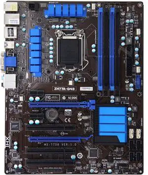 Pc Motherboard Computer Motherboard Fit forMSI ZH77A-G43 Motherboard DDR3, Suitable for I3 I5 I7 CPU USB3.0 SATA3 H77 Motherboard