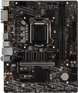 Motherboard Fit forMSI B460M-A PRO B460 Motherboard Micro-ATX LGA 1200 forIntel Core i5-10400F i3-10100F i7-10700F 2×DDR4 6×SATA III 1×M.2 1×HDMI