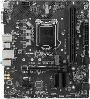 H510M-B Motherboard Support i9-11900KF 11900F i7-11700KF i5-11400F 10400F i3-10100F CPU LGA1200 2xDDR4 M.2 HDMI mATX
