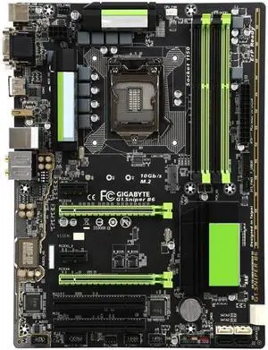 GA-G1.Sniper B6 LGA 1150 B85 HDMI 6Gb/s USB 3.0 ATX Motherboard
