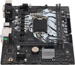 H410M D3V M.2 Computer Motherboard, 2 DDR4 DIMM M ATX PCI E 3.0 Desktop Motherboard for LGA 1200 10th gen for Core, 1x PCIE X16, 4X SATA III, 1x M.2, DVI, VGA, USB2.0