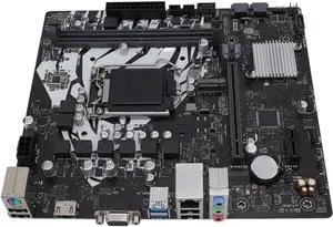 LGA 1200 CPU Computer Mainboard with DDR4 3200MHz Memory, M ATX Motherboard for 11th 10th Gen Core, Celeron CPU Processors, M.2 Ports Serial ATA III Interface