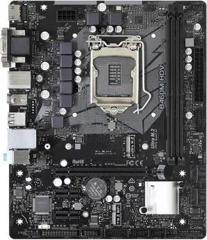 Motherboard Fit forASROCK B460M-HDV Motherboard forIntel B460 LGA1200 10th Gen Core i9/i7/i5/i3 DDR4 128GB USB3.2 Gen1 SATA3 M.2 PCIe3.0 forIntel LAN