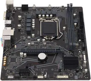 H510M S 2 Motherboard, LGA 1200 for 11th / 10th Gen Core CPUs, 64GB DDR4, PCI E 4.0, M.2 Interface, VGA Output, 1GbE LAN, 7.1 Audio, M ATX
