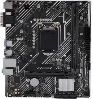 H510M F Computer Motherboard, 2 DDR4 DIMM 64GB M ATX PCI E 4.0 Desktop Motherboard for LGA 1200, for Core 10th 11th gen, 1x PCIE X16, 4X SATA III, VGA, USB2.0