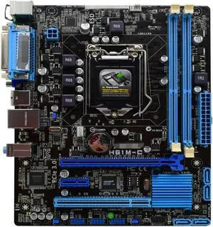 for H61M-C Motherboard H61 LGA 1155 Support i3-2130 3470 3250 3570 3770 CPU Micro ATX DDR3 16GB