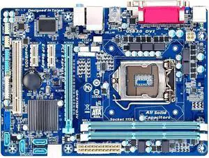 Computer Replacement Board Fit forGigabyte GA-B75M-D3V Original Motherboard Fit for LGA 1155 DDR3 16G B75 B75M D3V Desktop Mainboard Systemboard DVI VGA DDR3 Desktop Computer Motherboard