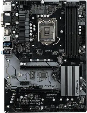 Z390 Pro4 Desktop 1151 Motherboard Z390 Socket LGA1151 DDR4 SATA3 USB3.0 M.2