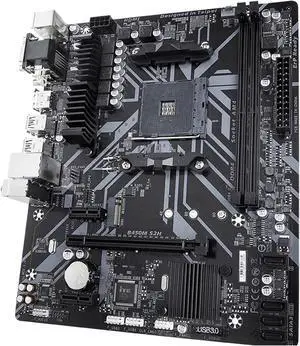 Computer Motherboards Fit forGIGABYTE B450M S2H with forAMD AM4 DDR4 Micro ATX USB 3.1 Gen1 Vga DVI-D 32g M.2 Slot