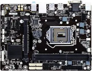 Micro ATX Mainboard Fit forGIGABYTE GA-B85M-D2V Fit forIntel LGA 1150 DDR3 B85M-D2V USB2.0 USB3.0 16GB B85 Mainboard PC Gaming Motherboard