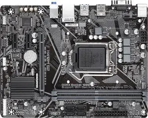 Motherboard Fit forGigabyte H410M S2 for 10th Gen forIntel LGA 1200 with I/O Back Plate Shield