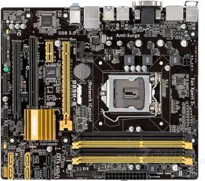 Motherboard Fit forASUS B85M-E forIntel LGA 1150 with I/O Back Plate Shield