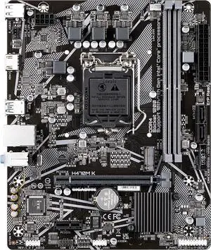Motherboard Fit forGigabyte H470M K forIntel H470 LGA 1200 with I/O Back Plate Shield