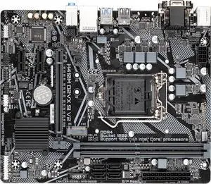 Motherboard Fit forGigabyte H410M D2VX SI V2 for 10th Gen forIntel LGA 1200 with I/O Back Plate Shield