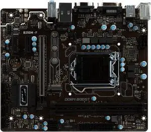 Motherboard Fit forMSI B250M-F forIntel B250 LGA 1151 with I/O Back Plate Shield