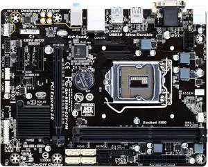 Motherboard Fit forGigabyte GA-B85M-D2V-TM for 4th Gen forIntel LGA 1150 with I/O Back Plate Shield