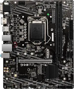 Motherboard Fit forMSI H410M Bomber forIntel H410 LGA 1200 with I/O Back Plate Shield