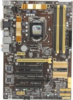 Motherboard Fit forASUS Z87-C forIntel LGA 1150 with I/O Back Plate Shield