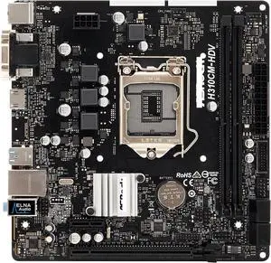 Motherboard Fit for ASRcok H310CM-HDV forIntel H310 LGA 1151 with I/O Back Plate Shield