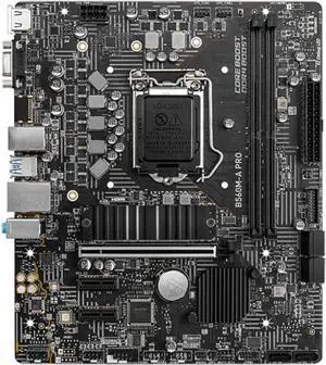 Motherboard Fit forMSI B560M-A PRO forIntel B560 LGA 1200 with I/O Back Plate Shield