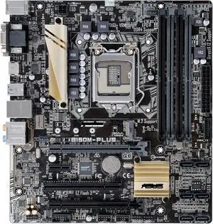 Motherboard Fit forASUS B150M-PLUS forIntel LGA 1151 with I/O Back Plate Shield
