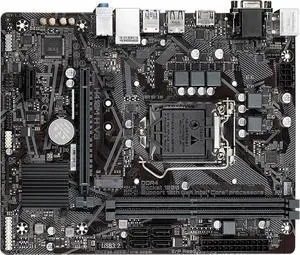 Motherboard Fit forGigabyte H410M H V3 for 10th Gen forIntel LGA 1200 with I/O Back Plate Shield