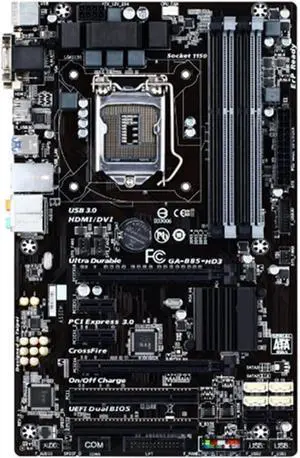 Pc Motherboard Fit forGIGABYTE GA-B85-HD3 Desktop Motherboard B85 Socket LGA 1150 I3 I5 I7 DDR3 32G Micro-ATX UEFI BIOS