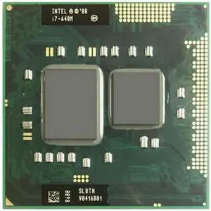 Fit forIntel Core i7-640M CPU Dual-Core 4M 2.8 GHz SLBTN Socket G1 Laptop Processor