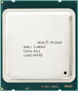 CPU forXeon Processor E5-2665 115W SR0L1 20M Cache/2.4/GHz/8.00 GT/s E5 2665 CPU LGA 2011 Processing Unit