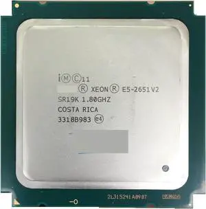 CPU forXeon Processor E5-2651 V2 E5 2651 V2 CPU 1.8 LGA 2011 SR19K Twelve Cores Desktop Processor E5 2651V2 100% Normal Work Welcome to Order