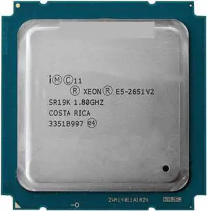 CPU Processor E5-2651V2 E5-2651 V2 E5 2651V2 CPU 1.8 LGA 2011 SR19K Twelve Cores Desktop Processor E5 2651V2 Processing Unit