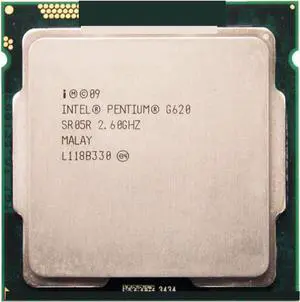 CPU P G620 SR05R Processor 2.60GHz 3M Dual-Core Socket 1155 Speedy Ship Out