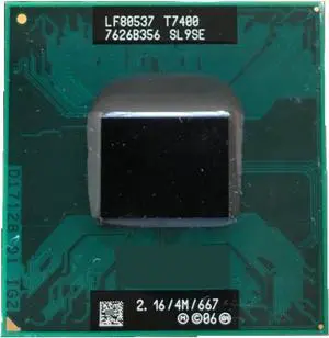 CPU c 2 Duo T7400 CPU SL9SE B2 Laptop Processor PGA 478 CPU 100% Working Properly Welcome to Order