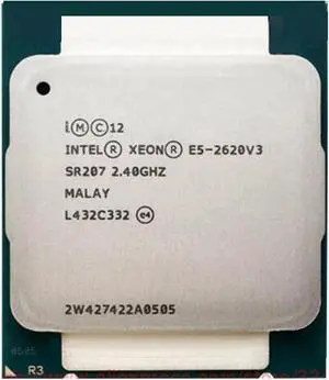 CPU forXeon CPU E5-2620V3 SR207 2.40GHz 6-Cores 15M LGA2011-3 E5-2620 V3 Processor E5 2620V3 E5 2620 V3 processing unit