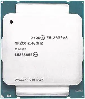 CPU forXeon E5-2630V3 E5 2630v3 E5 2630 V3 2.4 GHz Eight-Core Sixteen-Thread CPU Processor 20M 85W LGA 2011-3 Processing Unit