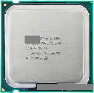 CPU c 2 Duo E7600 Socket LGA 775 CPU Processor (3.0 GHz/3 M/1066 GHz)