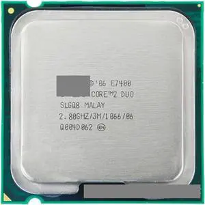 CPU c 2 Duo E7400 Socket LGA 775 CPU Processor (2.8 GHz/3 M/1066 GHz)
