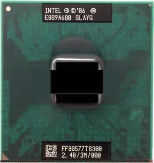 c 2 Duo T8300 CPU (3M Cache, 2.40 GHz, 800 MHz FSB, Dual-Core) for 965 Chipset Laptop Processor