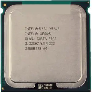 CPU CPU forXeon X5260 Processor 3.33GHz/6M/1333MHz Dual-Core Socket 771 Speedy Ship Out processing unit