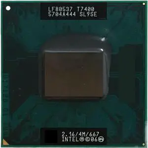 CPU c 2 Duo T7400 CPU SL9SE B2 Laptop Processor PGA 478 CPU