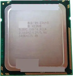 CPU E5640 CPU SLBVC 2.66GHz Quad-core 12MB Cache 80W LGA1366 Processor Processing Unit