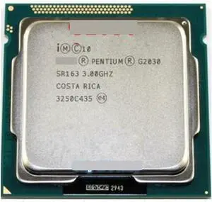 CPU P G2030 3M Cache 3.0 GHz L3=3M LGA 1155 TDP 55W Desktop CPU Processor (Working 100%), Sell G2020 Processing Unit