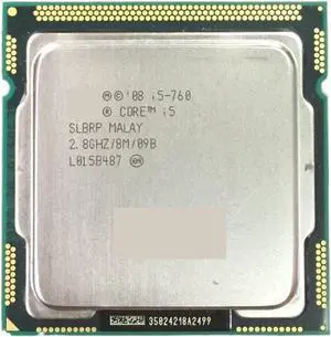 CPU c I5-760 Processor (8M Cache, 2.80 GHz) LGA1156 Desktop CPU 100% Working Properly Desktop Processor Welcome to Order