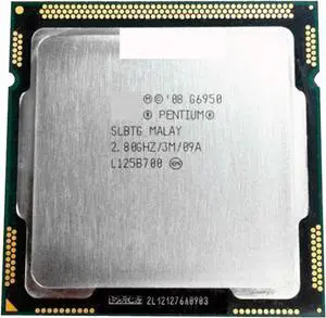 CPU G6950 Processor 2.8GHz /3MB Cache/ LGA1156/Dual-Core 73W Desktop CPU Scrattered Pieces Processing Unit